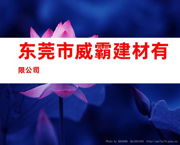 东莞市威霸建材有限公司